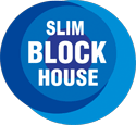 Логотип сайдинга Блок Хаус Слим