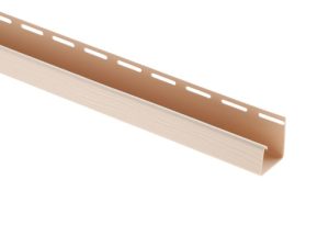 Планка Т-15 "J-trim" "BH" Альта-Профиль BlockHouse бежевая 3660 мм