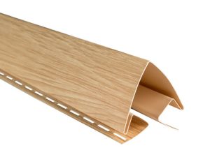 Планка К-12 наружный угол "Karelia BH-1" 3000 мм каштан