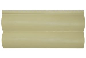 Сайдинг виниловый Альта-Профиль BlockHouse Slim двухпереломный 3660х230x1,1 мм бежевый