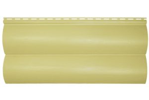 Сайдинг виниловый Альта-Профиль BlockHouse Slim двухпереломный 3660х230x1,1 мм лимонный