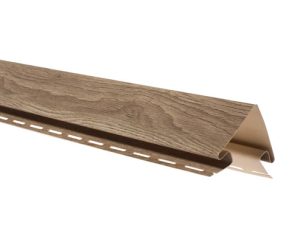 Планка К-12 наружный угол "Karelia BH-3, T-01" 3000 мм Орех